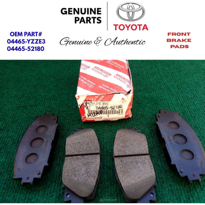 Toyota Vitz 2017-2020 Genuine Front Brake Pads 04465-YZZE3 Pakistan