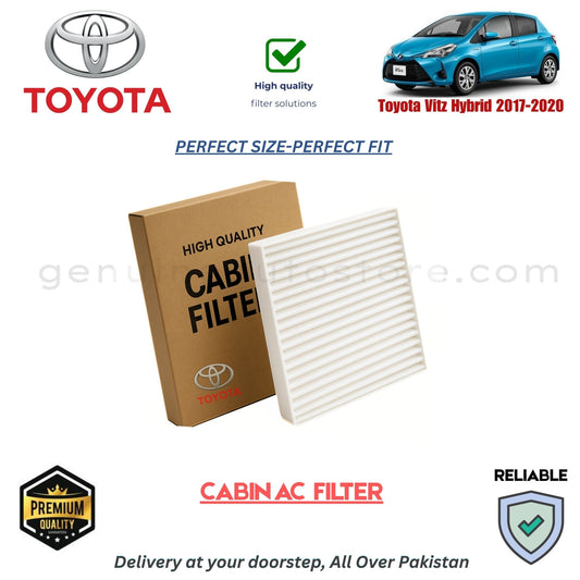Toyota Vitz Hybrid 2017-2020 CABIN AC FILTER in Pakistan. 100% Genuine, Reliable, Best Price, Cash on Delivery Available 