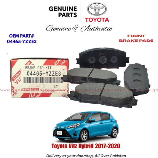 Toyota Vitz Hybrid 2017-2020 Genuine Front Brake Pads 04465-YZZE3 Pakistan