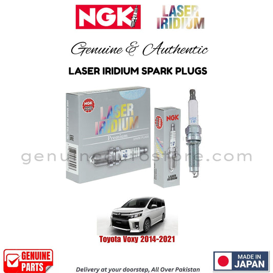 Toyota Voxy 2014-2021 NGK LASER IRIDIUM SPARK PLUGS in Pakistan. 100% Genuine, Reliable, Best Price, Cash on Delivery Available