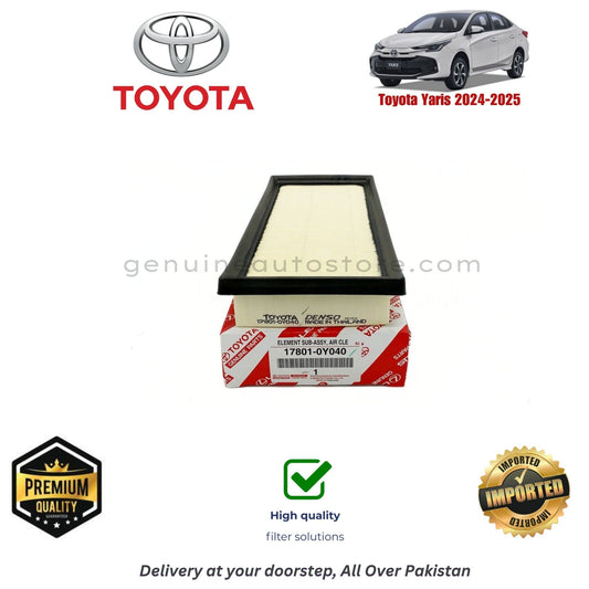 Toyota Yaris 2024-2025  Air Filter Premium Quality in Pakistan, 100% Genuine, Reliable, Best Price, Cash on Delivery 