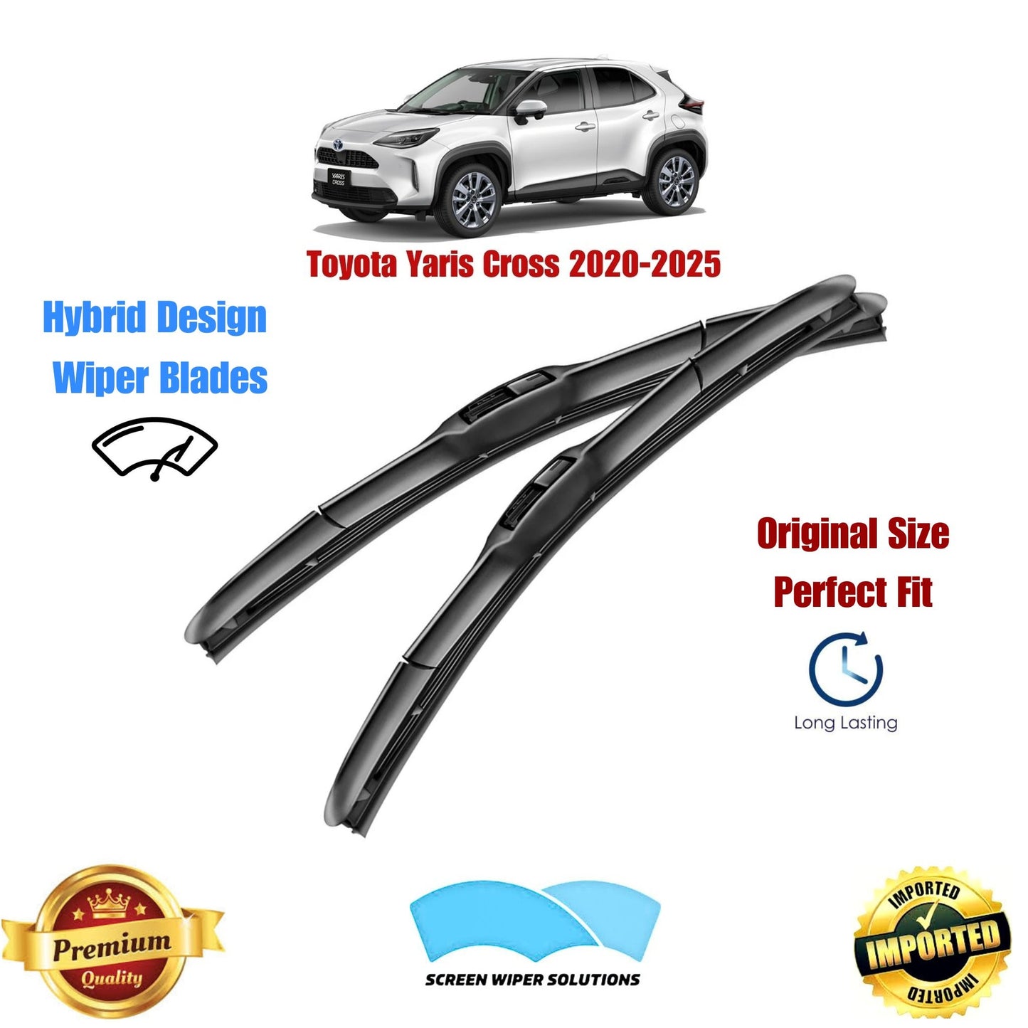 Toyota Yaris Cross 2020-2025 Aero_Soft_Wiper_Blade_Set_in_Pakistan