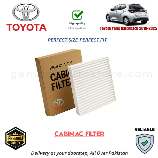 Toyota Yaris Hatchback 2019-2025 CABIN AC FILTER in Pakistan. 100% Genuine, Reliable, Best Price, Cash on Delivery Available 