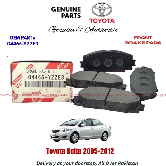 Toyota belta 2005-2012 Genuine Front Brake Pads 04465-YZZE3 Pakistan