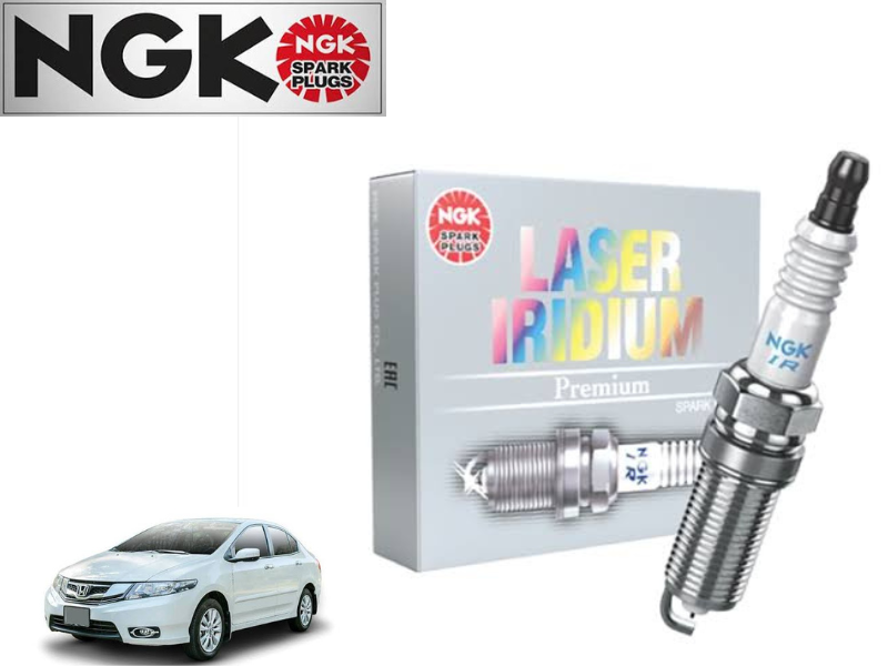 Honda City 2009-2023 Genuine Laser Iridium NGK Spark Plug 4 Pieces