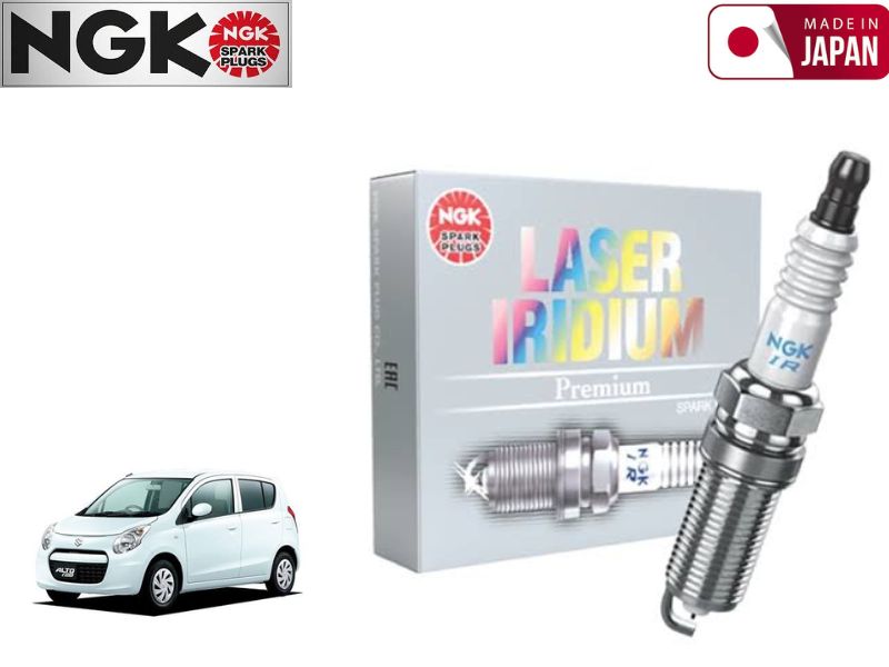 Suzuki Alto Eco Japan 2010-2014 NGK Laser Iridium Spark Plugs 3 Pieces