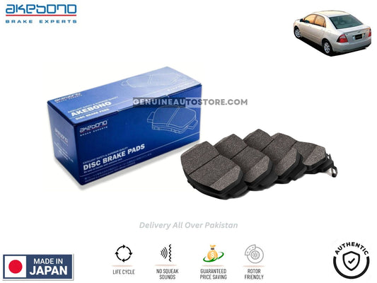 Toyota Corolla X - Front Brake Pads - Akebono