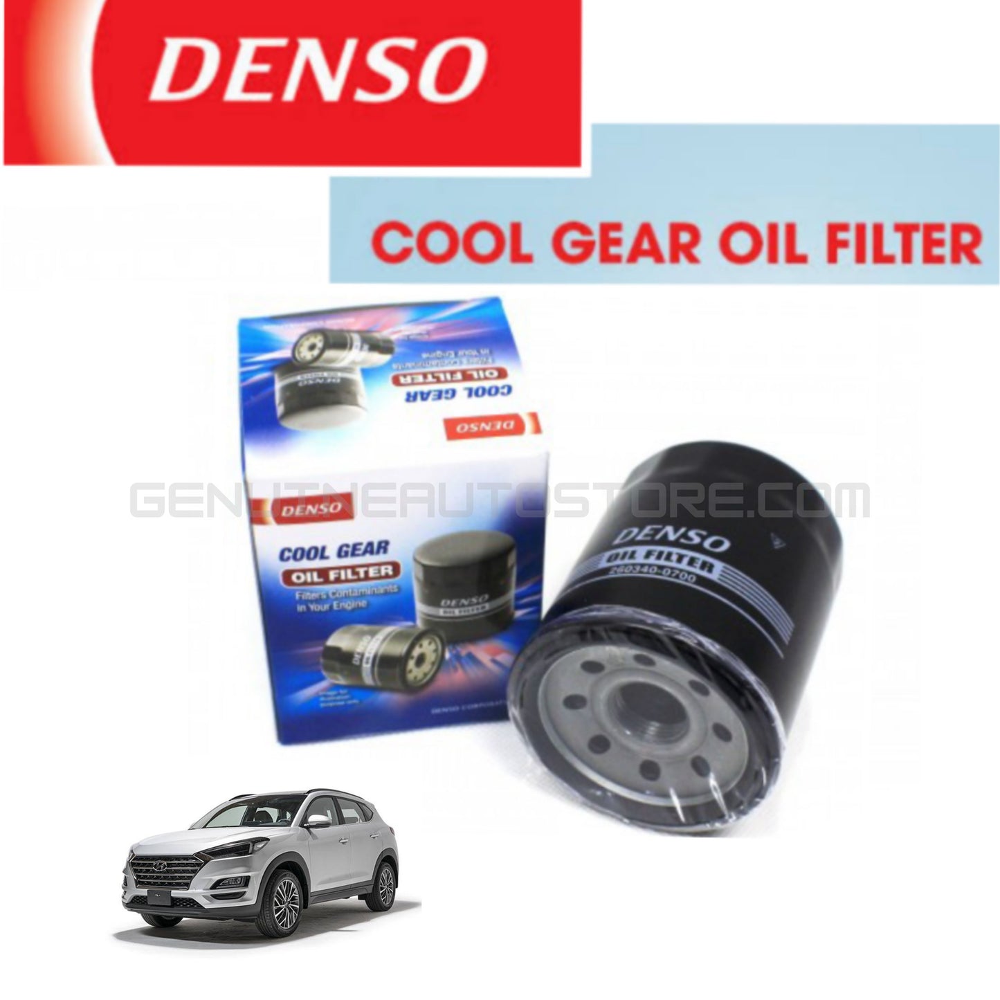 HYUNDAI TUSCON 2019-2024 Denso Genuine Oil Filter - Cool Gear Denso