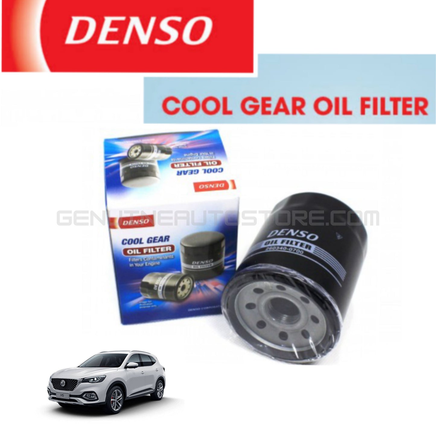 MG HS Denso Genuine Oil Filter - Cool Gear Denso